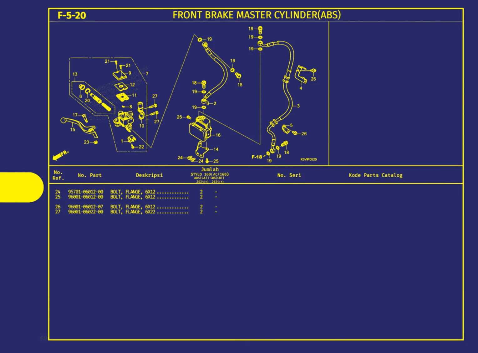 front brake master cylinder(abs) 2