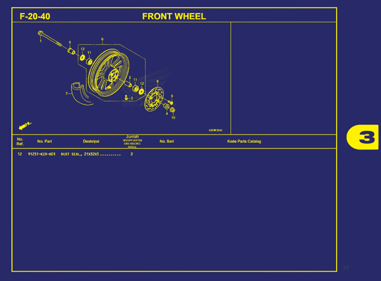 front wheel 2