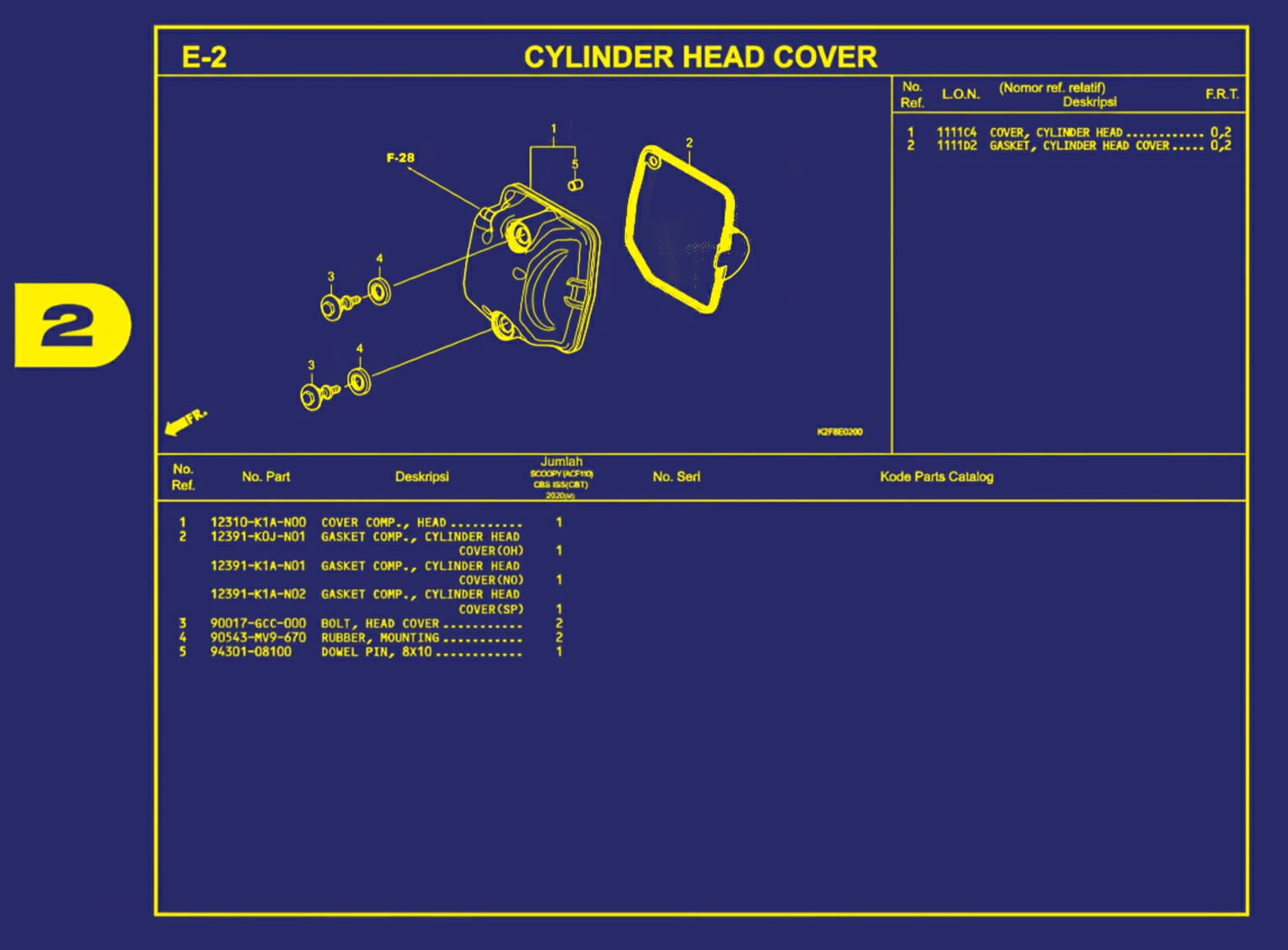 cylinder head cover