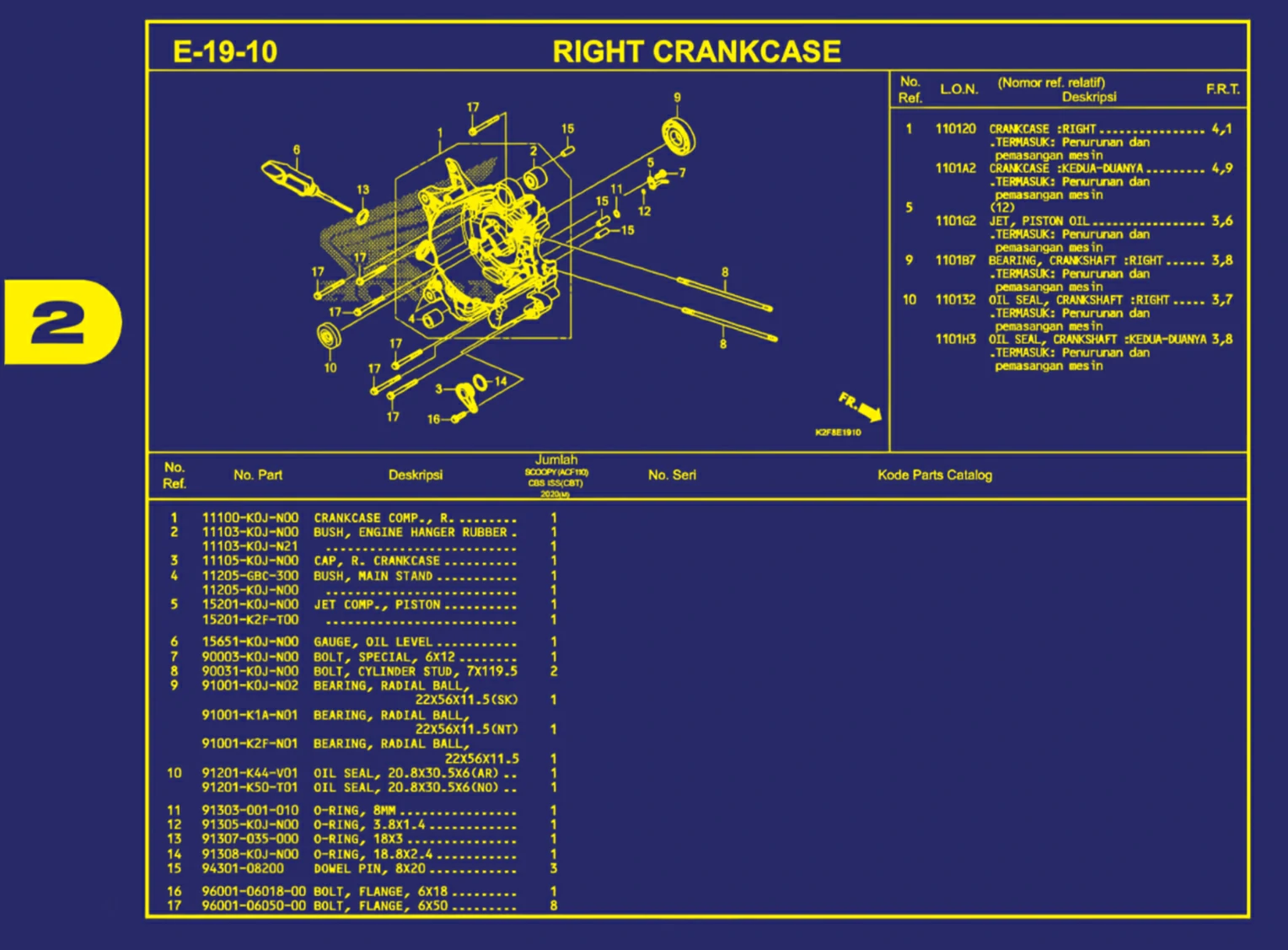 right crankcase