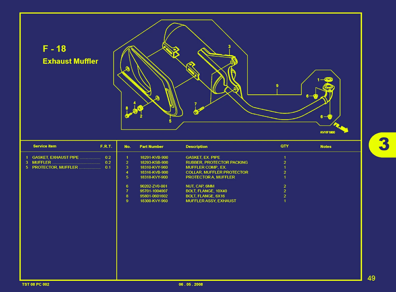 BEAT KVY-EXHAUST MUFFLER