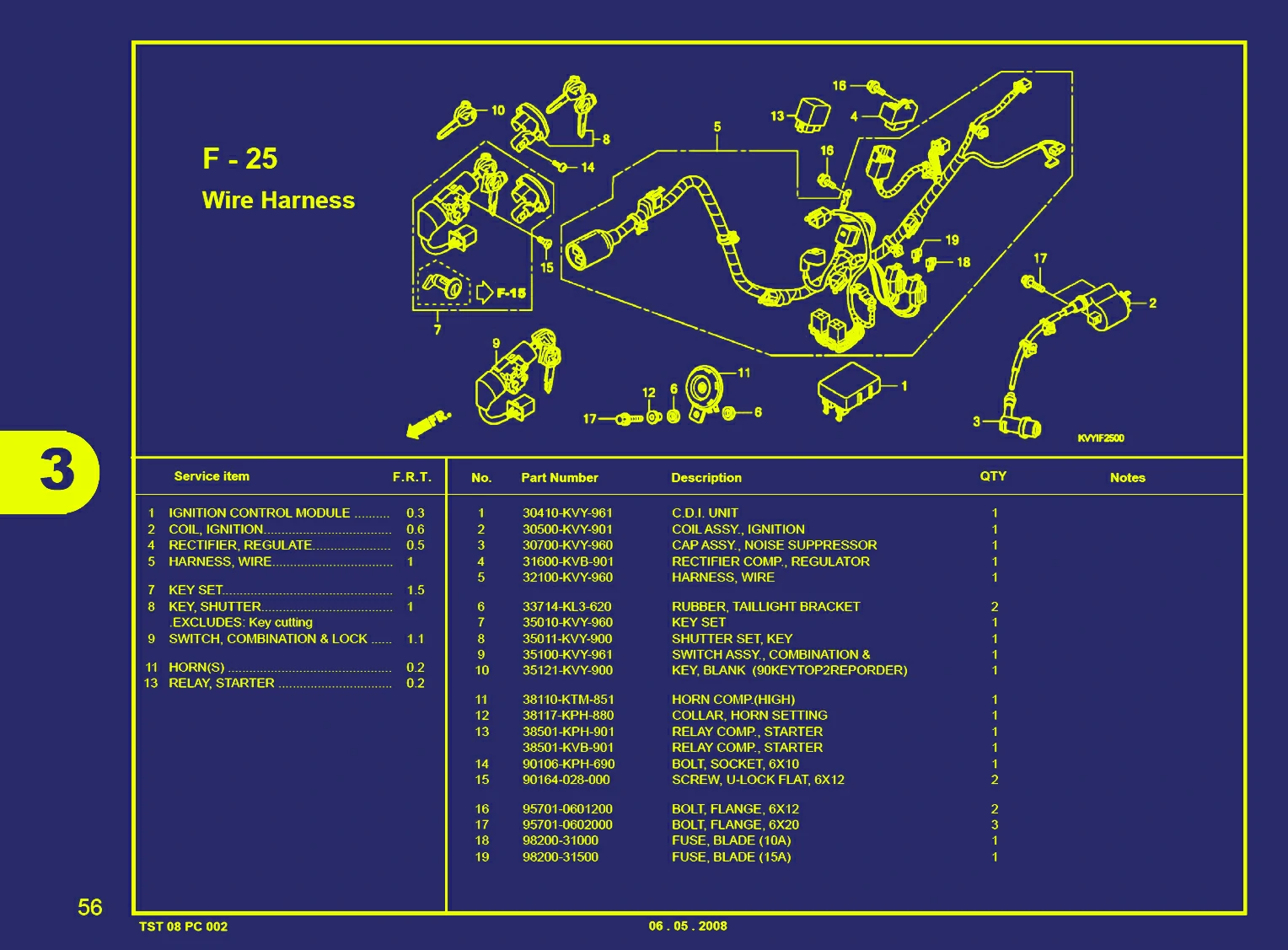 BEAT KVY-WIRE HARNESS