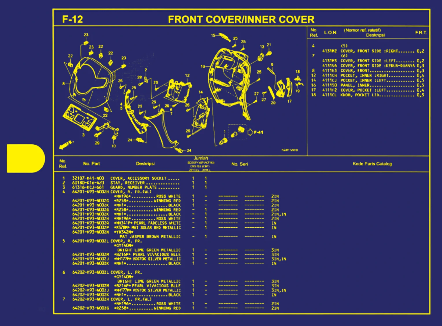 front cover atau inner cover 1