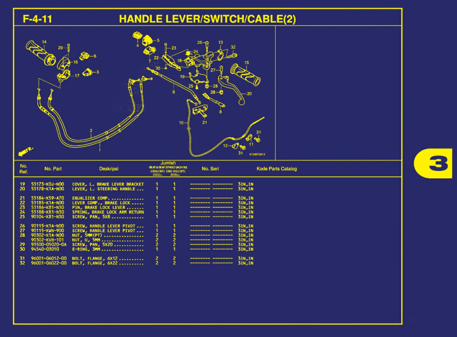 Handle Lever Atau Switch Atau Cable(2) 2
