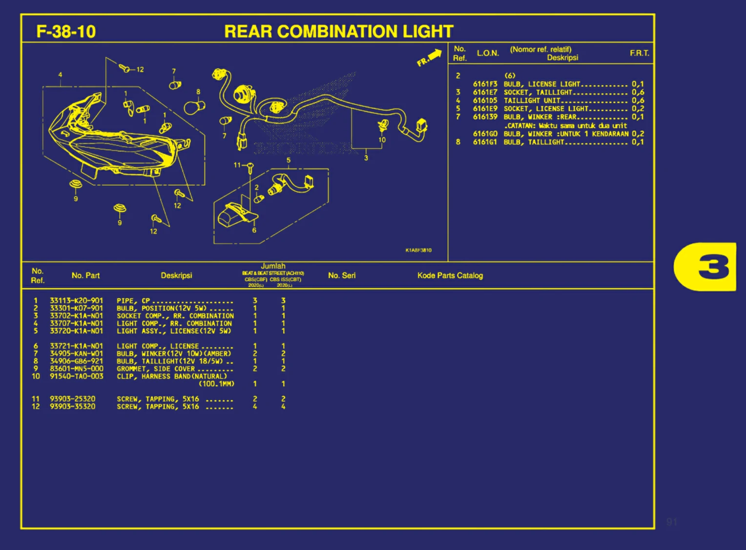 Rear Combination Light
