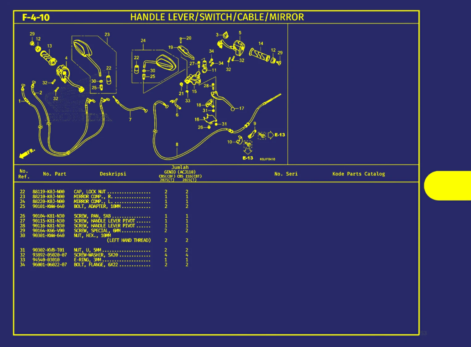 Handle Lever Atau Switch Atau Cable Atau Mirror 2