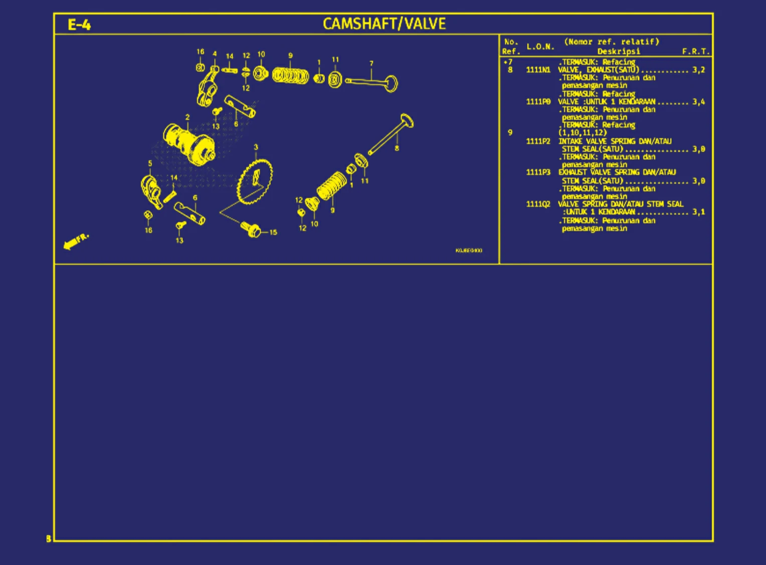 Camshaft atau Valve 2