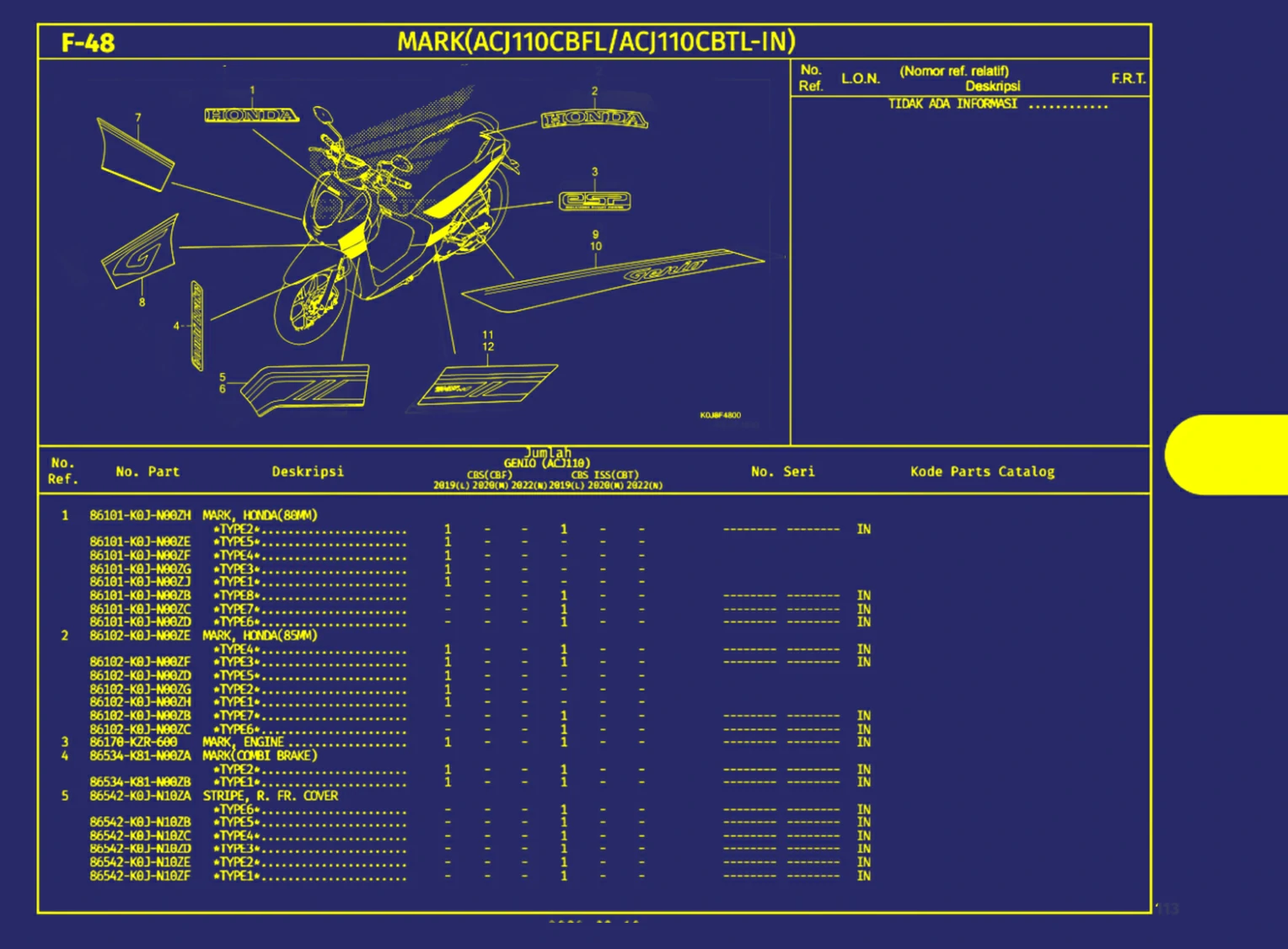 Mark (Acj110cbfl Atau Acj110cbtl-In) 1