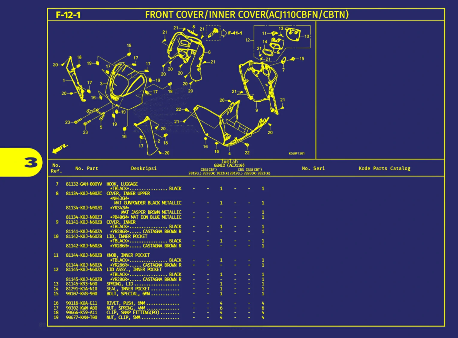 Front Cover Atau Inner Cover (Acj110cbfn Atau Cbtn) 2