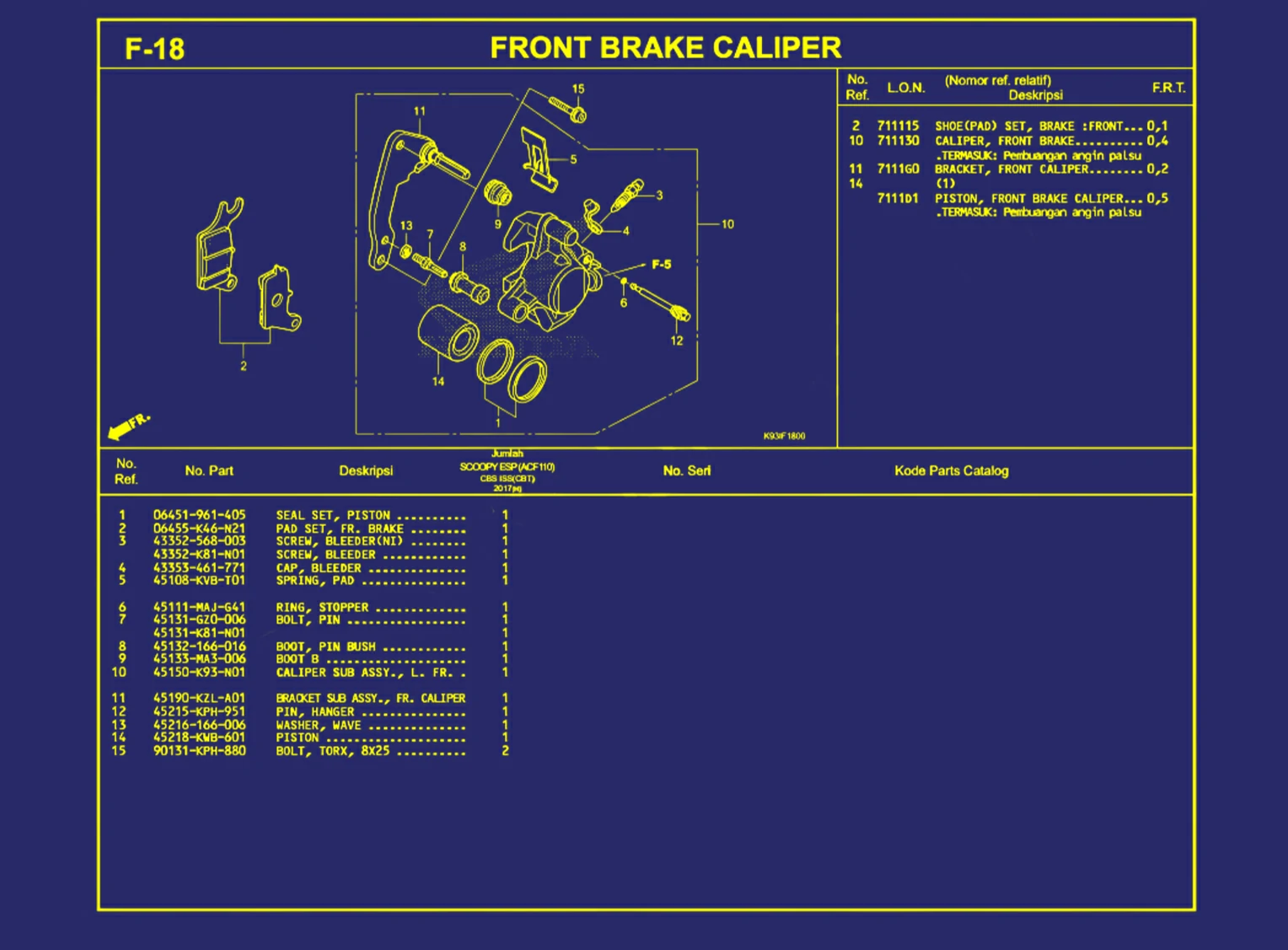 Front Brake Caliper