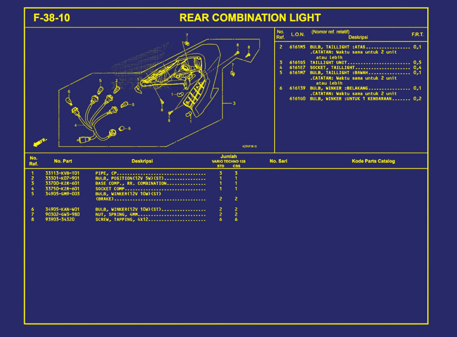 Rear Combination Light