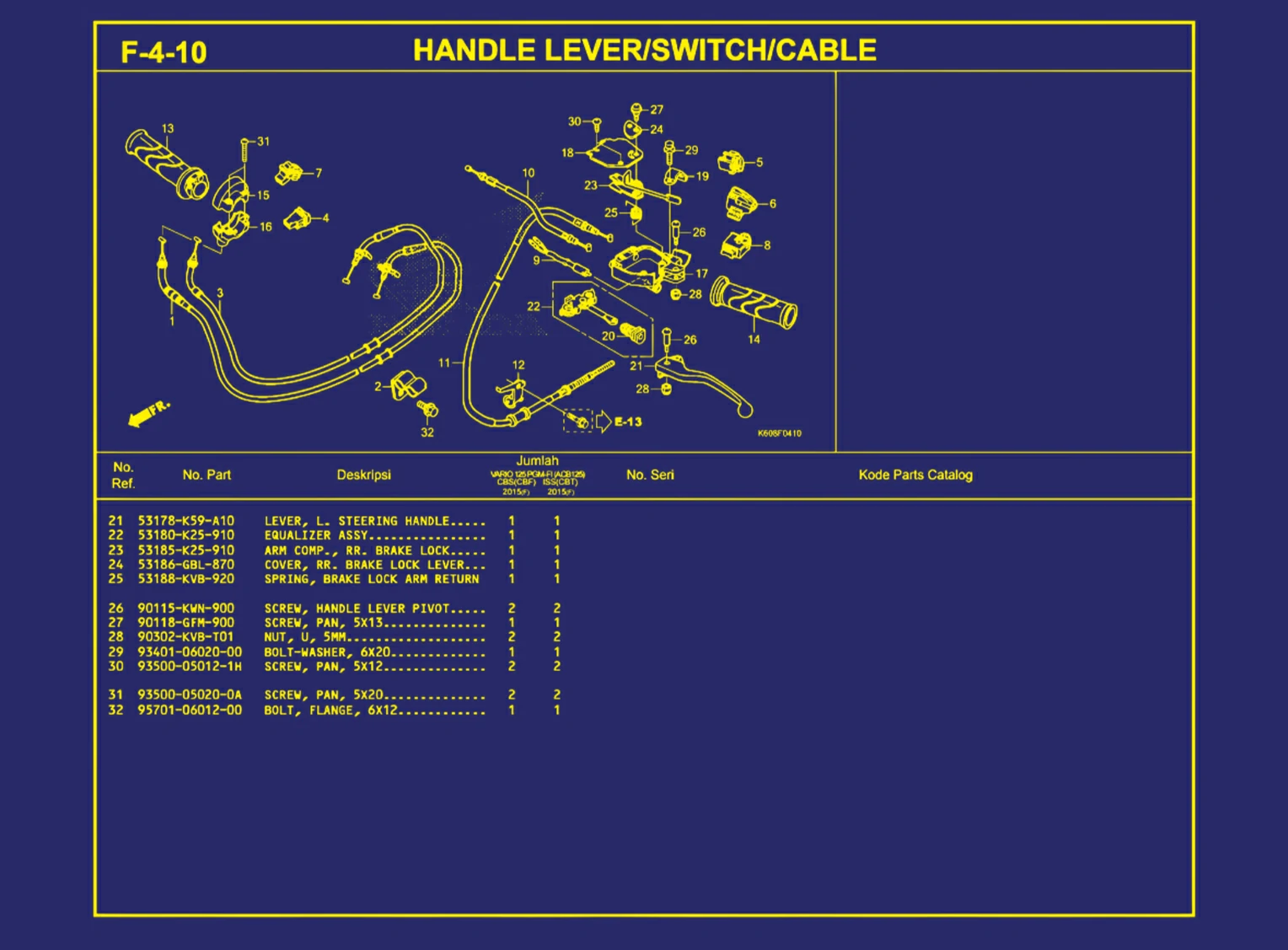 Handle Lever atau Switch atau Cable 2