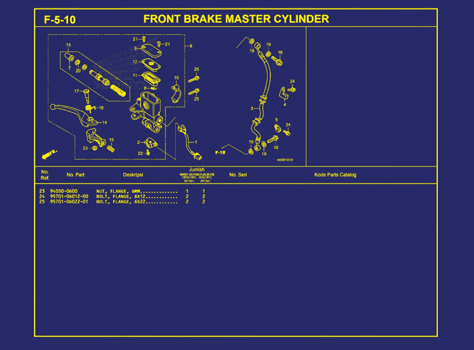 Front Brake Master Cylinder 2