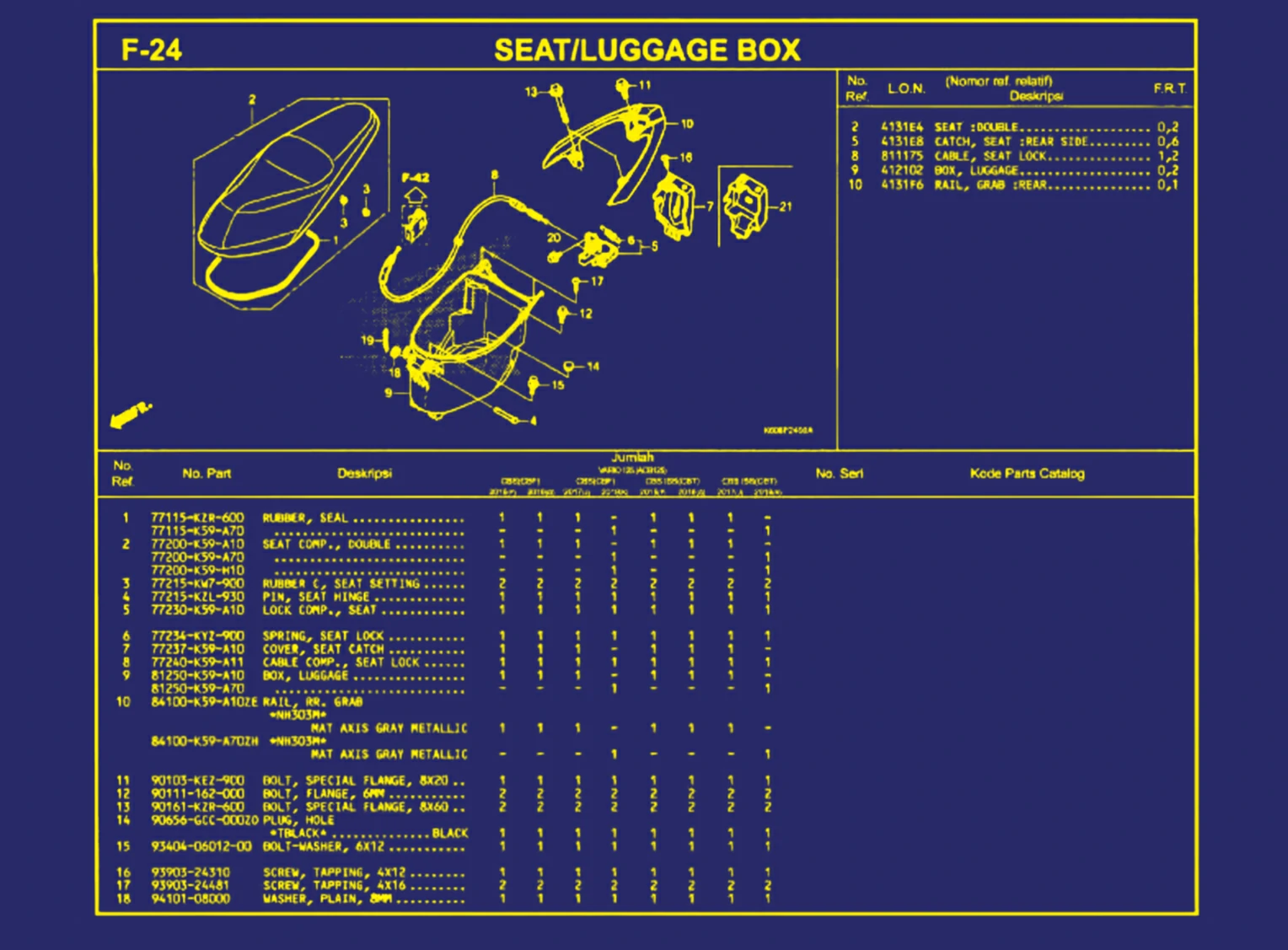Seat atau Luggage Box 1
