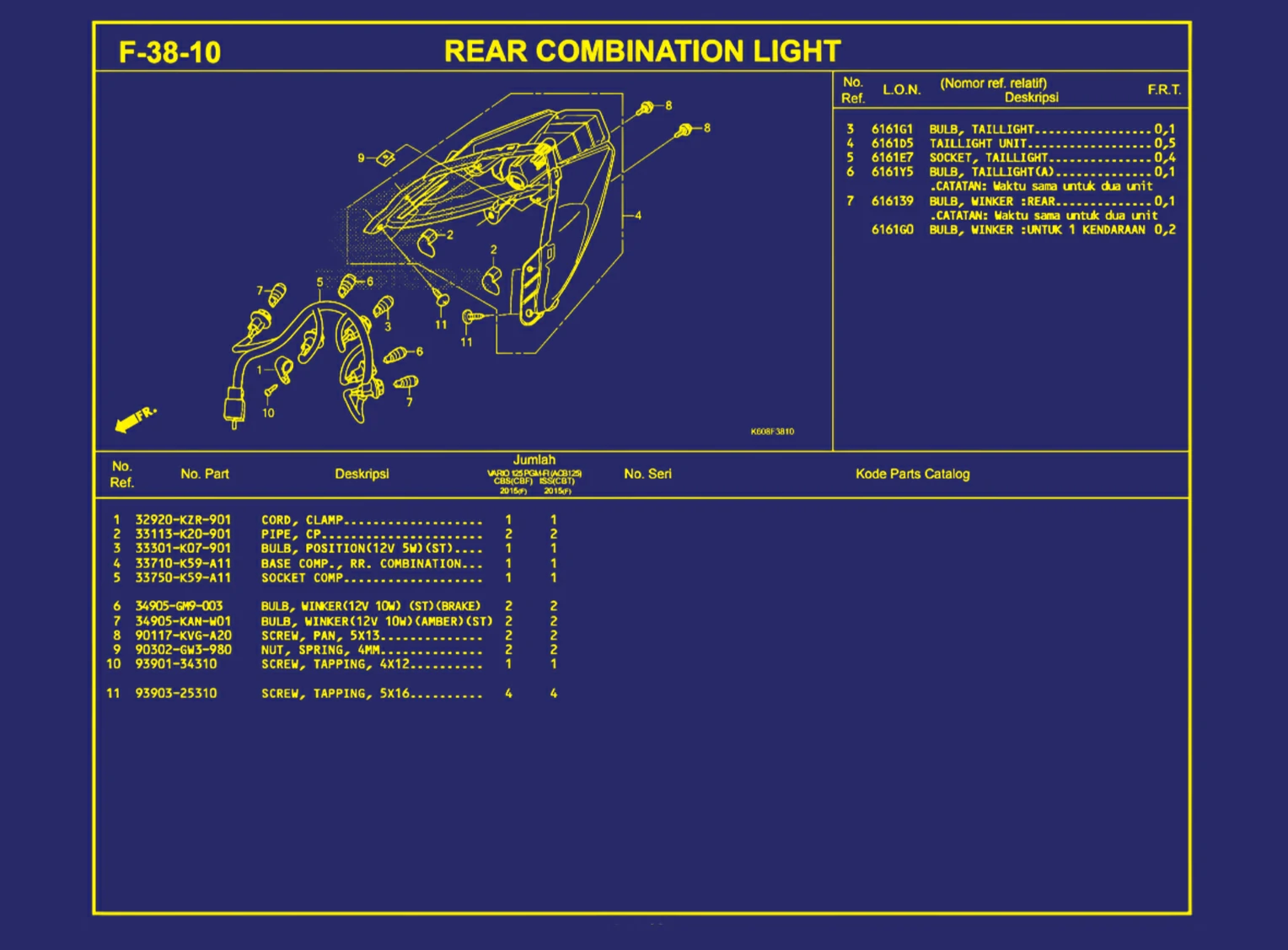 Rear Combination Light