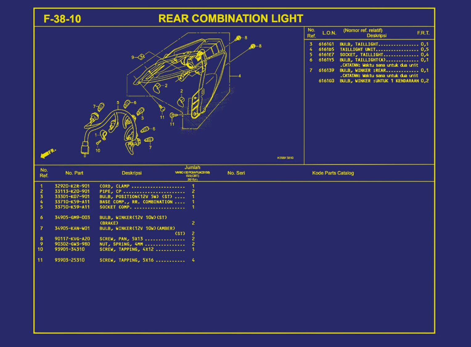 Rear Combination Light