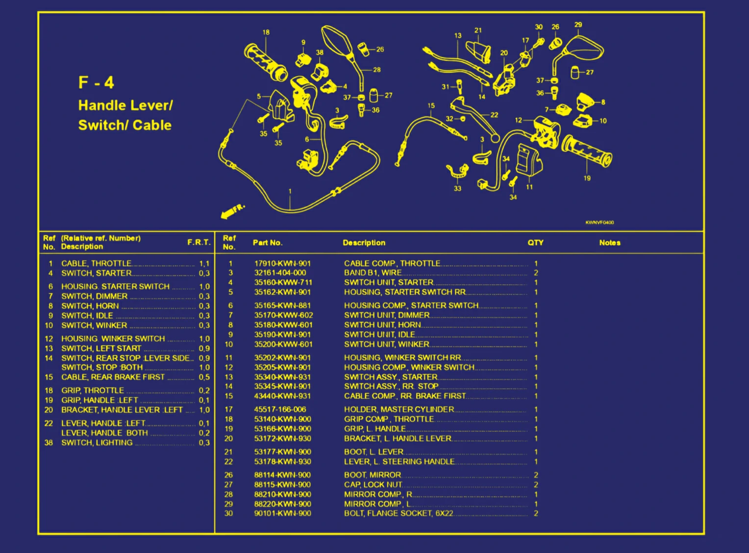 Handle Lever atau Switch atau Cable 1