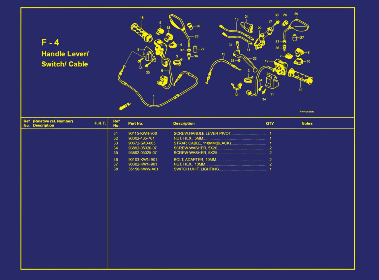 Handle Lever atau Switch atau Cable 2