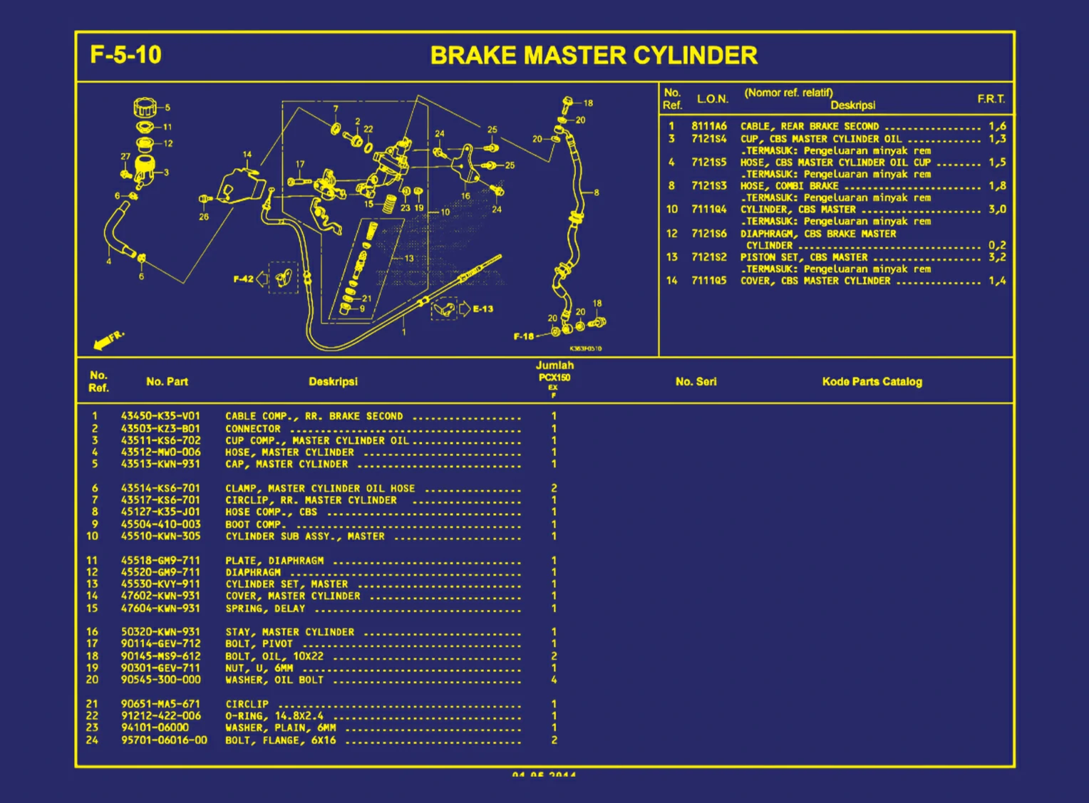 Brake Master Cylinder 1