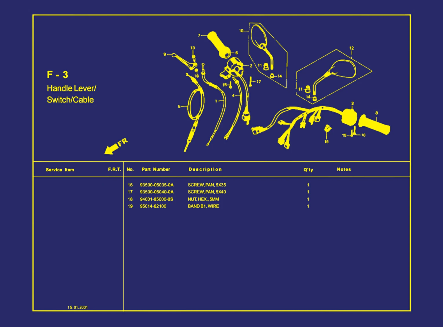Handle Lever atau Switch atau Cable 2