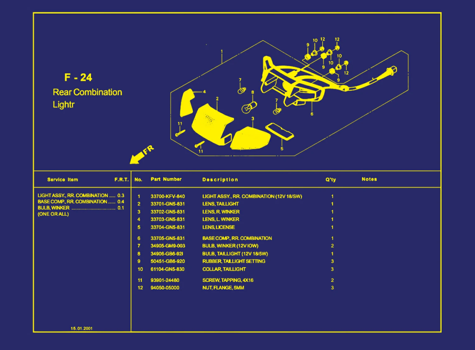 Rear Combination Lightr