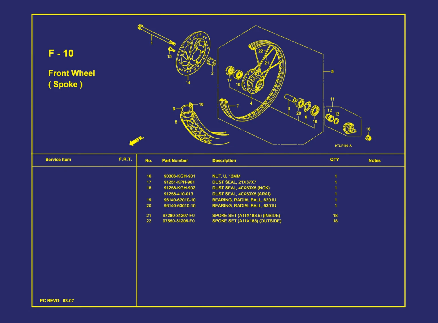 Front Wheel (Spoke) 2