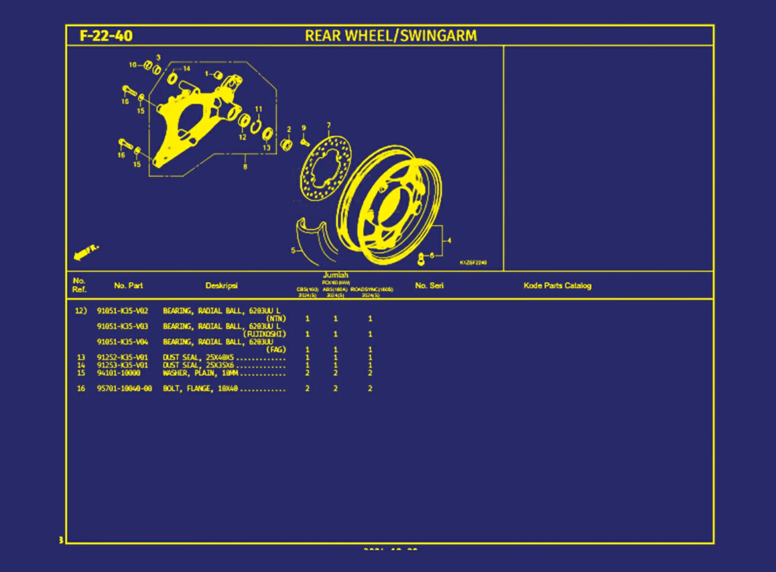 Rear Wheel atau Swingarm 2