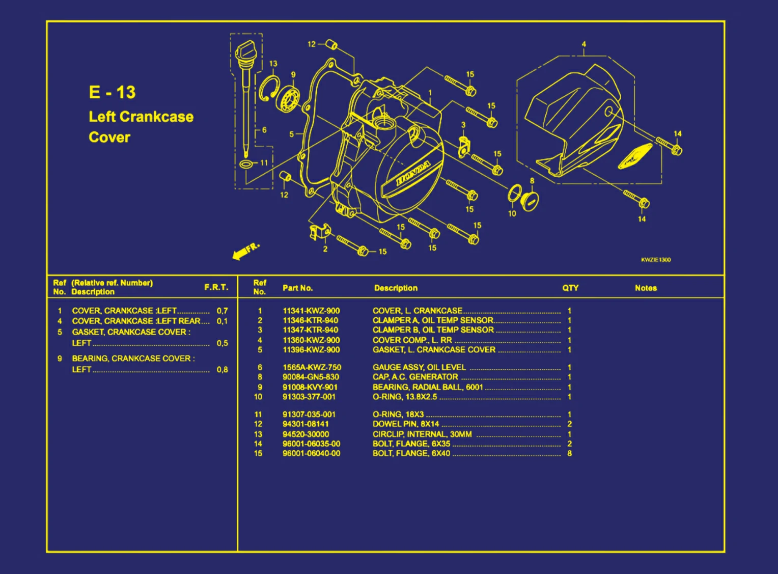 Left Crankcase Cover