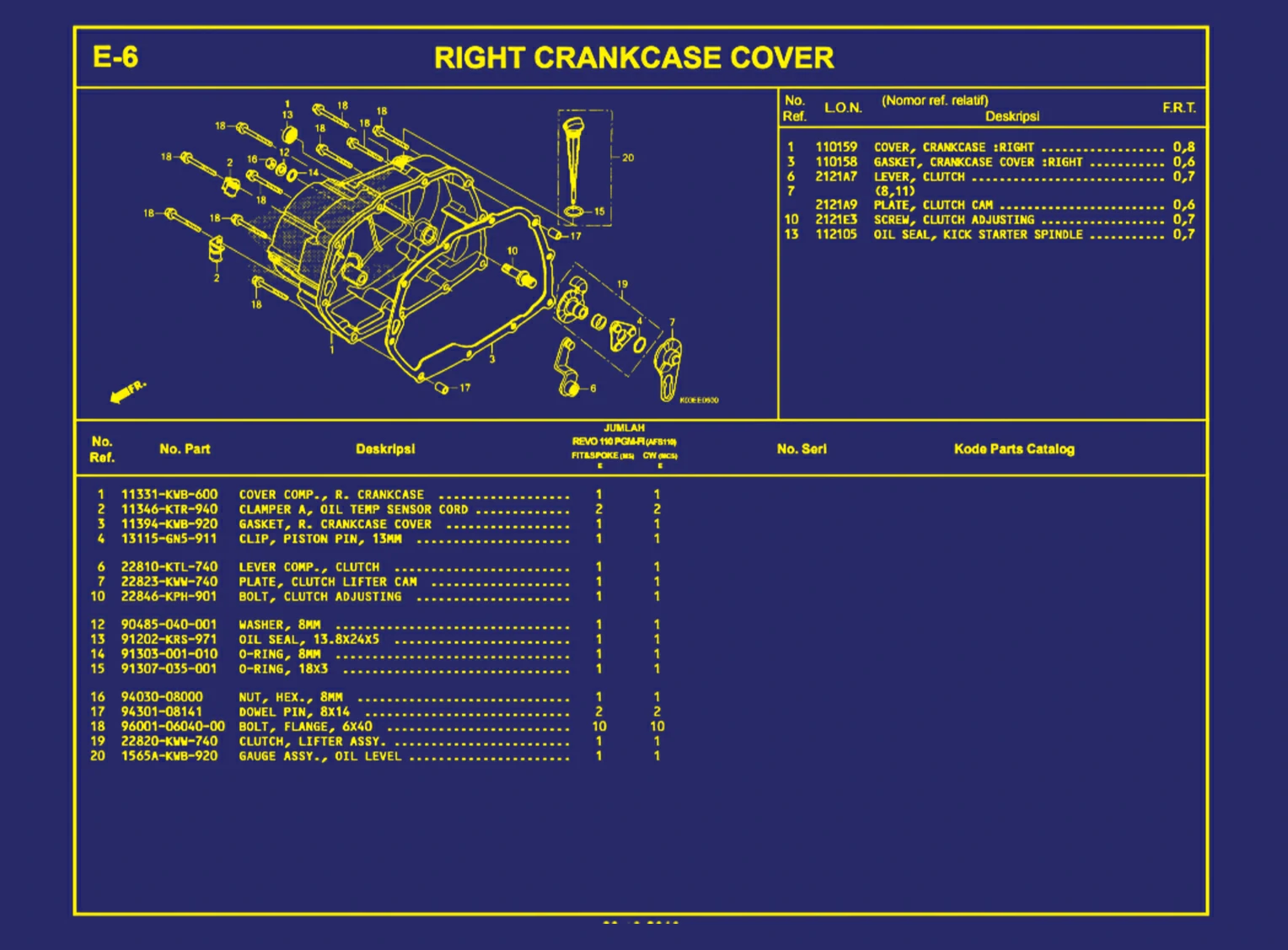 Right Crankcase Cover