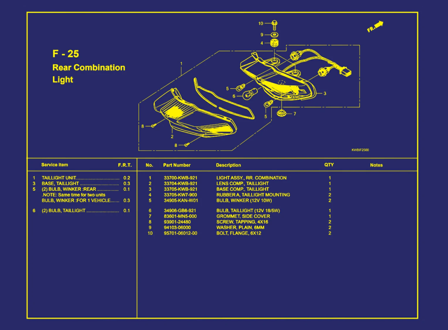 Rear Combination Light