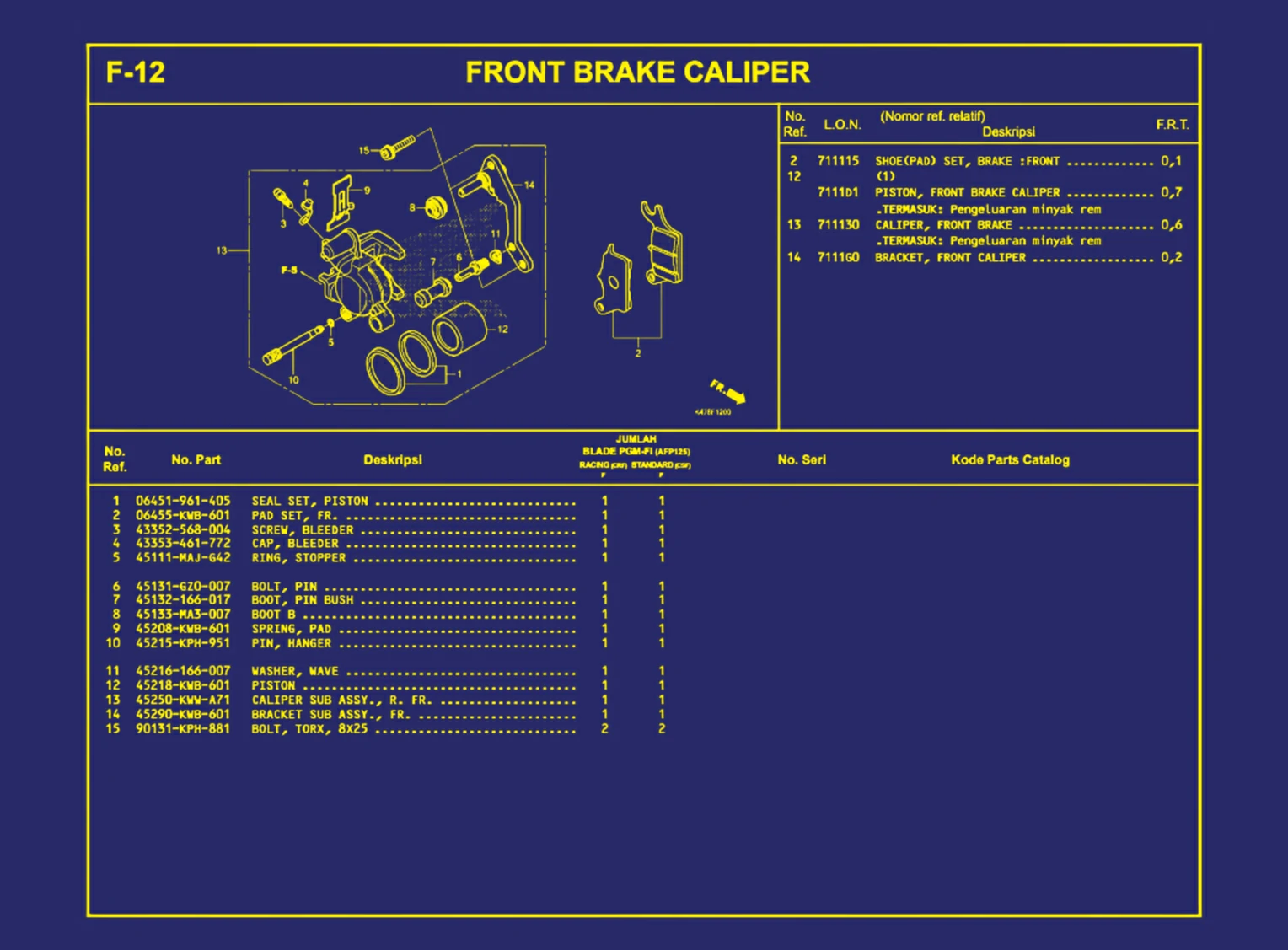 Front Brake Caliper