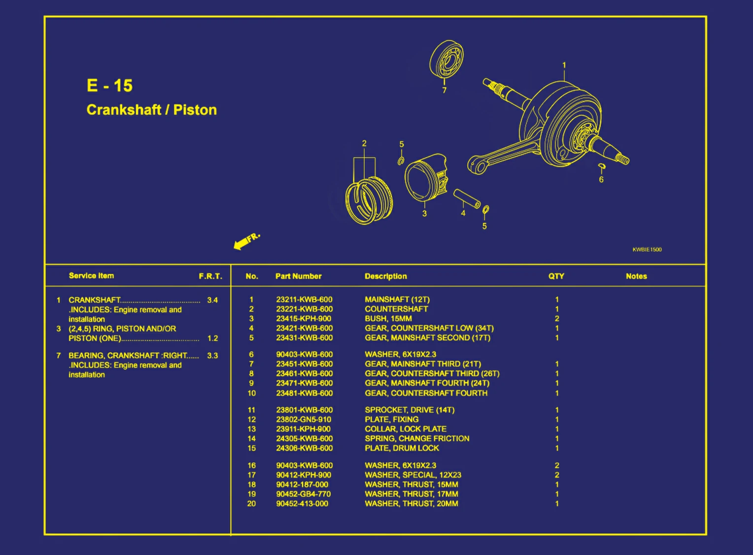 Crankcase atau Piston