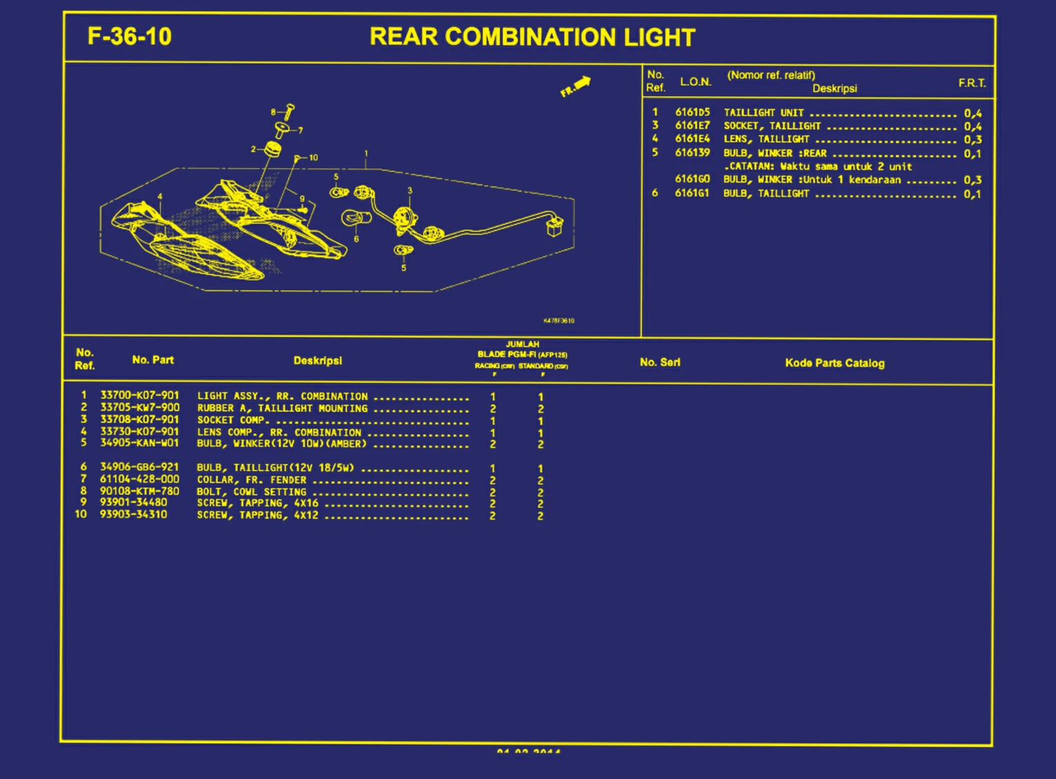Rear Combination Light