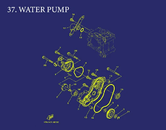 37. Aerox WATER PUMP