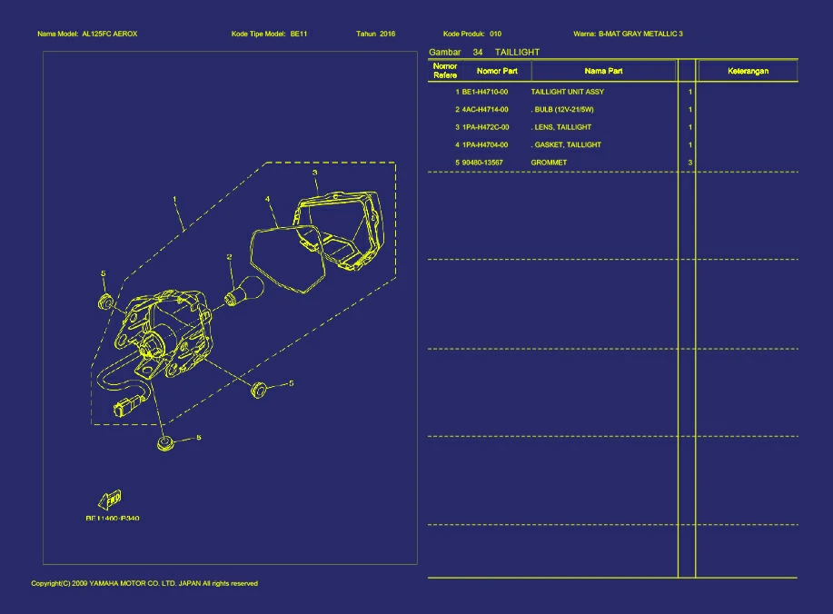 34. AL125FC AEROX STEERING