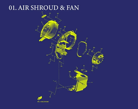 01. AIR SHROUD & FAN