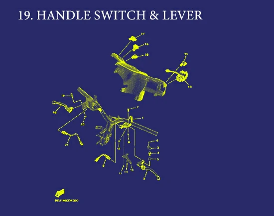 19. FAZZIO NEO HANDLE SWITCH & LEVER