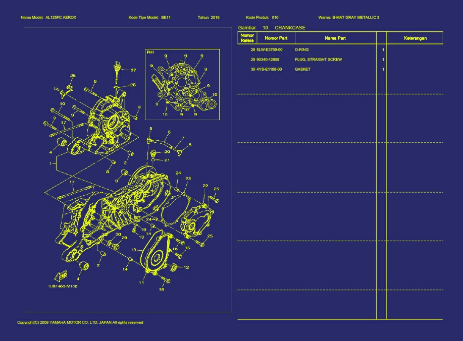 04. AEROX CRANKCASE 2