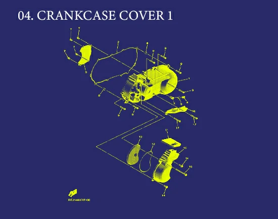 04. FAZZIO NEO CRANKCASE COVER 1