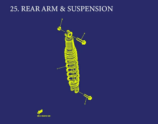 25. FAZZIO NEO REAR ARM & SUSPENSION