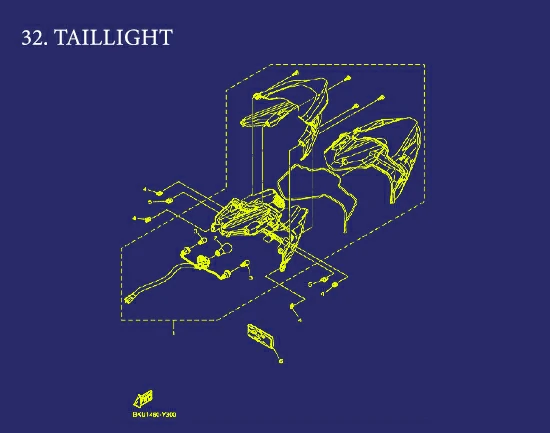 32. FREEGO 125 CONNECTED TAILLIGHT