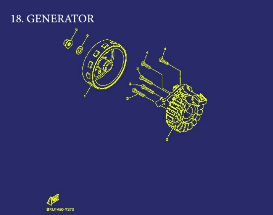 18. FREEGO 125 CONNECTED GENERATOR