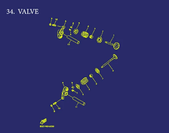 34. FREEGO 125 CONNECTED VALVE