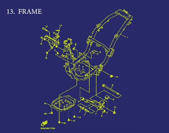 13. FREEGO 125 CONNECTED FRAME