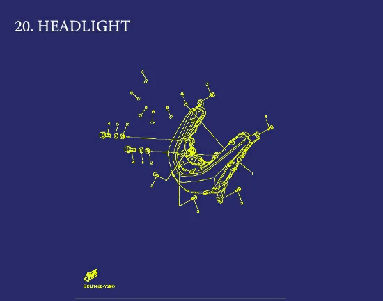 20. FREEGO 125 CONNECTED HEADLIGHT