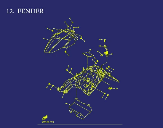 12. FREEGO 125 CONNECTED FENDER