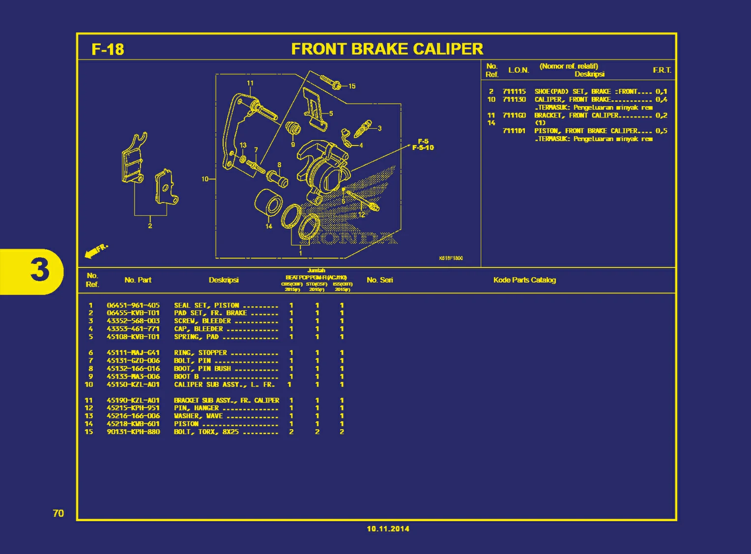 Front Brake Caliper