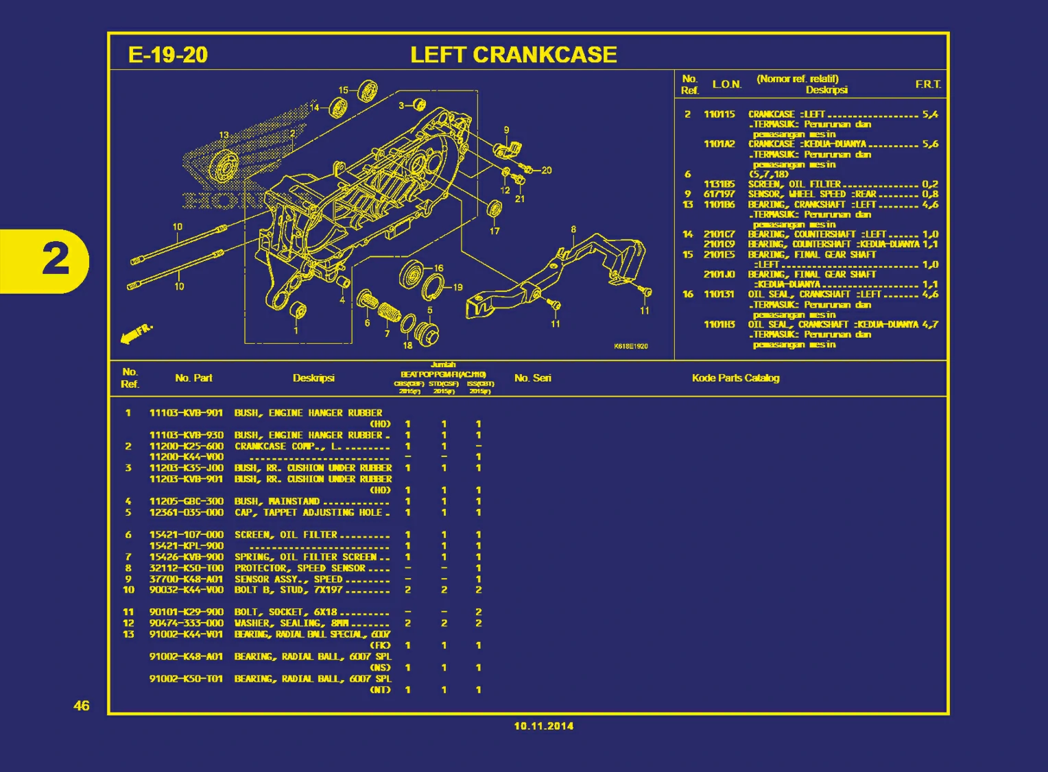 Left Crankcase A
