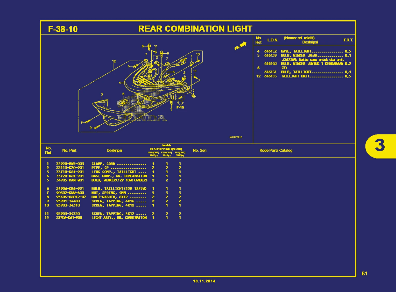 Rear Combination Light