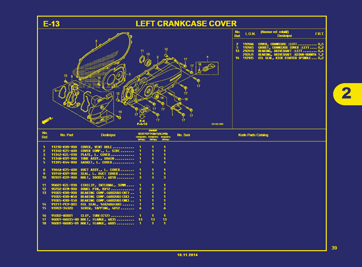 Left Crankcase Cover